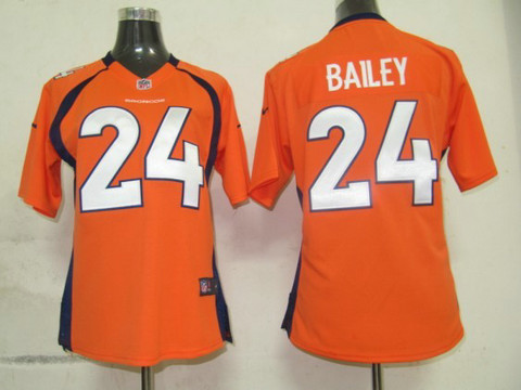 Nike NFL Women's Denver Broncos 24 Georgia Bailey orange Nike Nike Nike Jerseyss